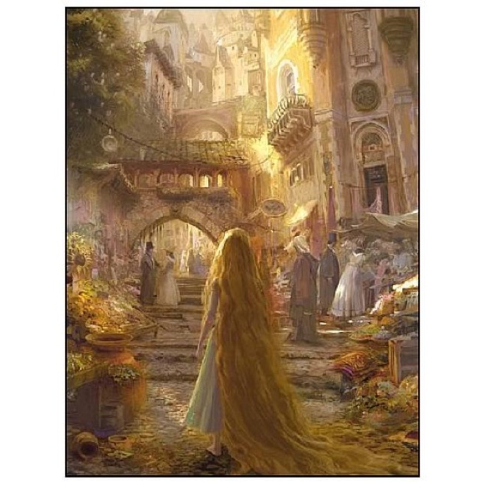 Disney Rapunzel Beautiful Morning Canvas Art w/COA